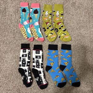 4 Pairs of Decorative Socks